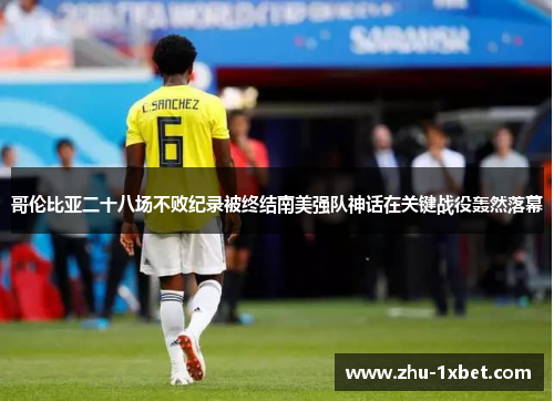 哥伦比亚二十八场不败纪录被终结南美强队神话在关键战役轰然落幕